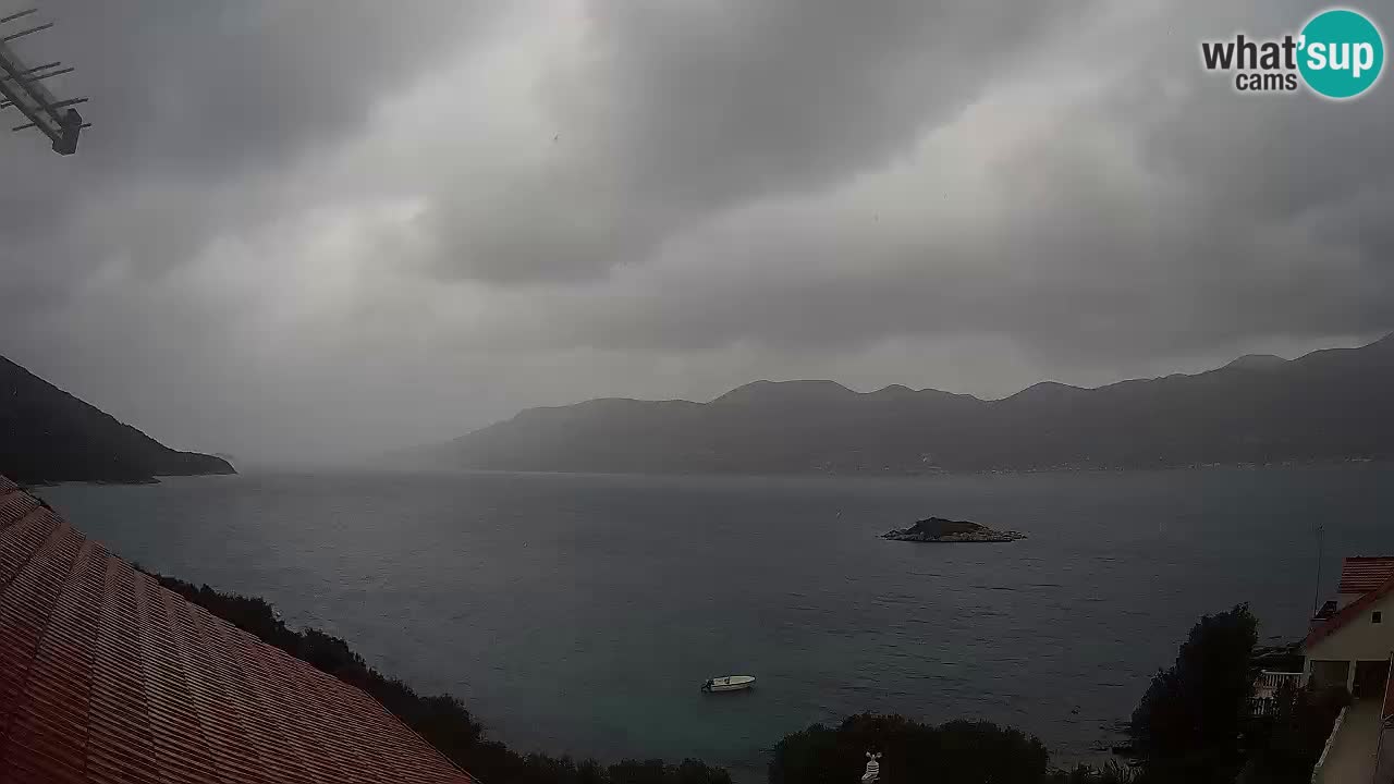 Live Korčula webcam – Tri Žala