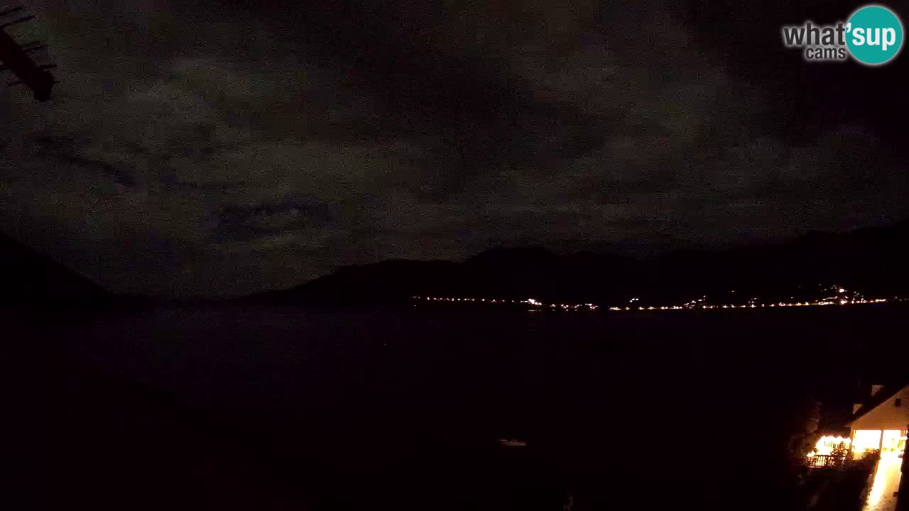 Korčula live webcam – Tri Žala panorama verso Pelješac