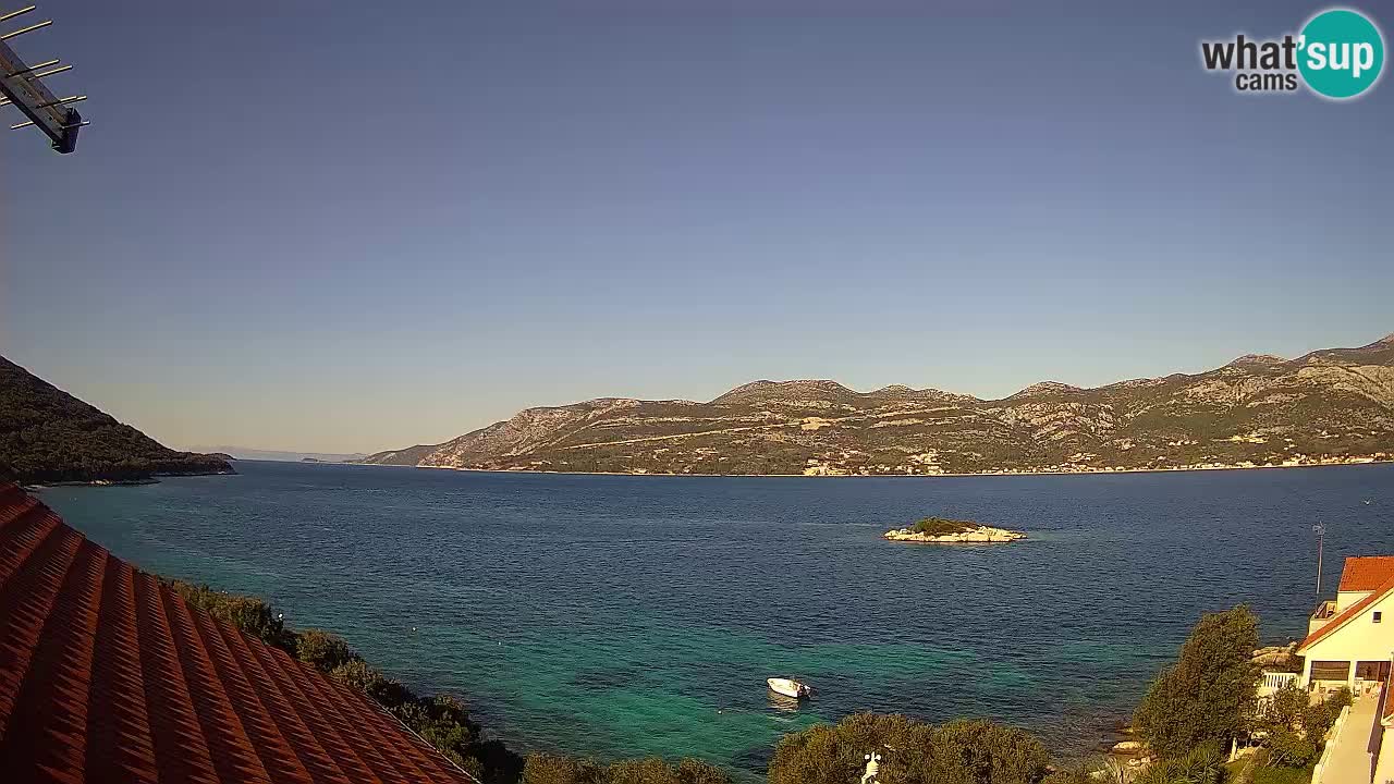 Live-Webcam Korčula Tri Žala – Pelješac
