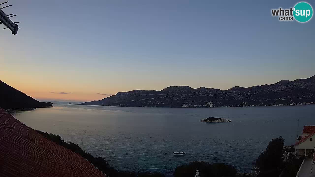 Live-Webcam Korčula Tri Žala – Pelješac