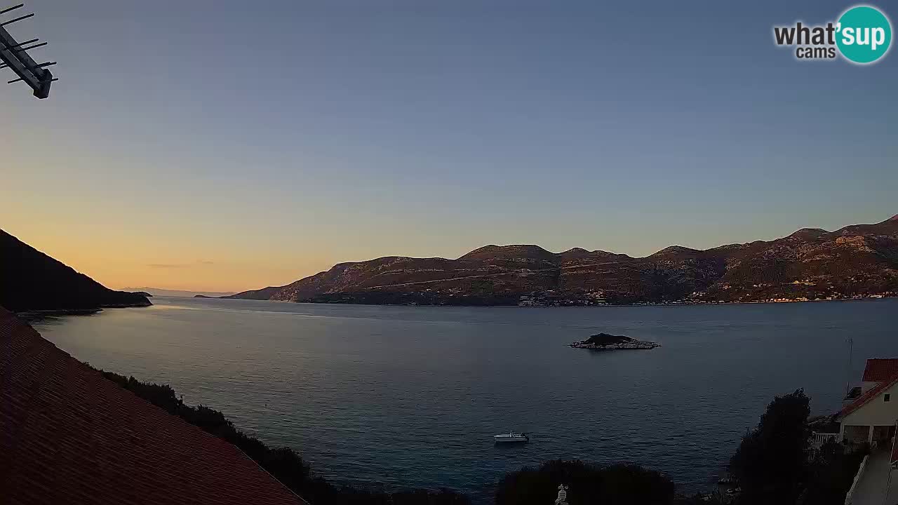 Korčula webcam en direct – Tri Žala Pelješac