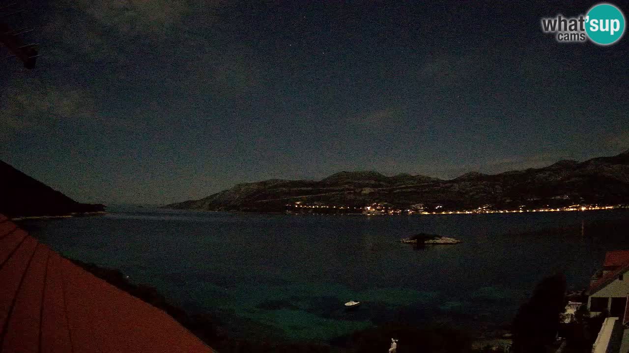 Korčula webcam en direct – Tri Žala Pelješac