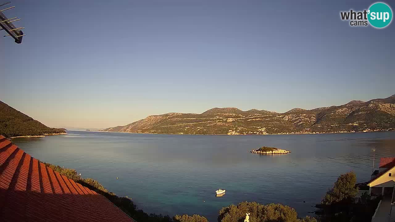 Korčula webcam en direct – Tri Žala Pelješac