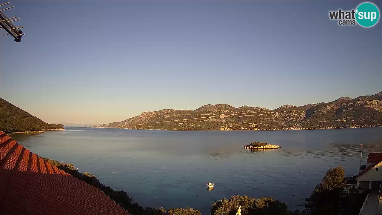 Korčula webcam en direct – Tri Žala Pelješac