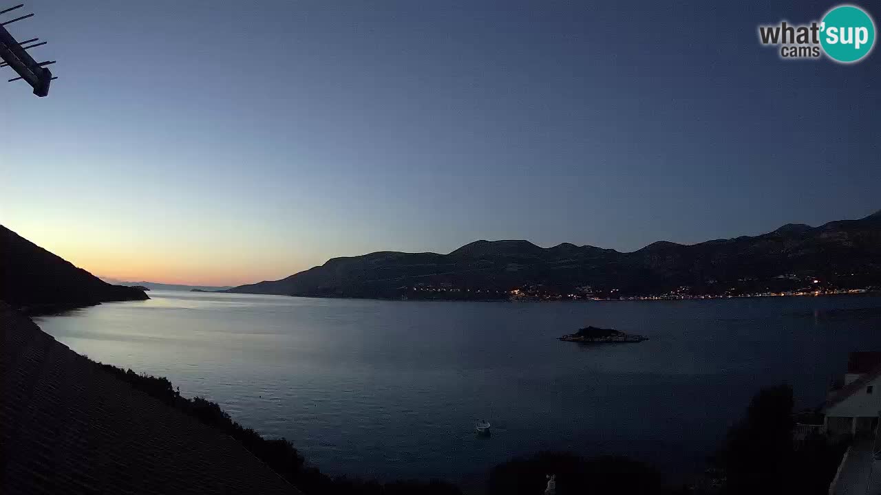 Live Korčula webcam – Tri Žala