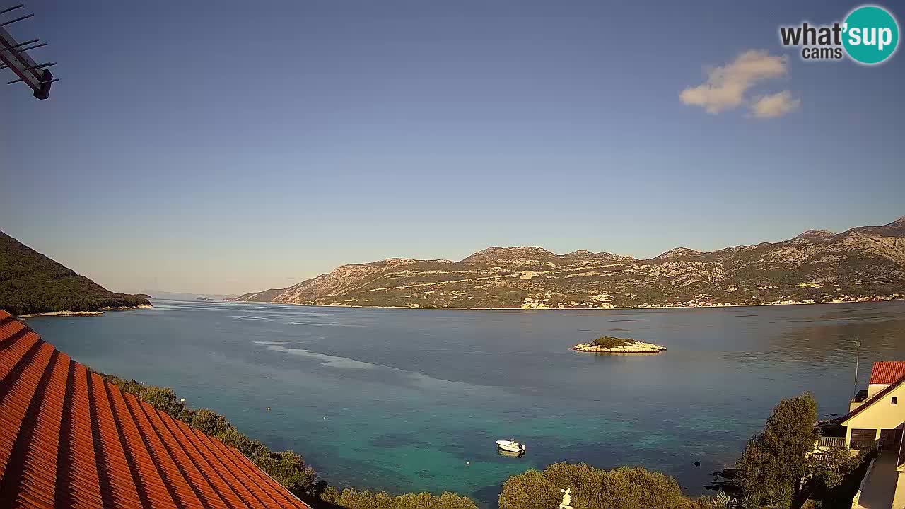 Korčula webcam en direct – Tri Žala Pelješac