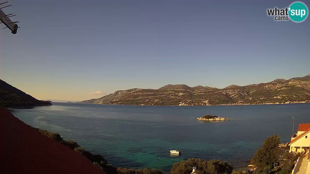 Live Korčula webcam – Tri Žala