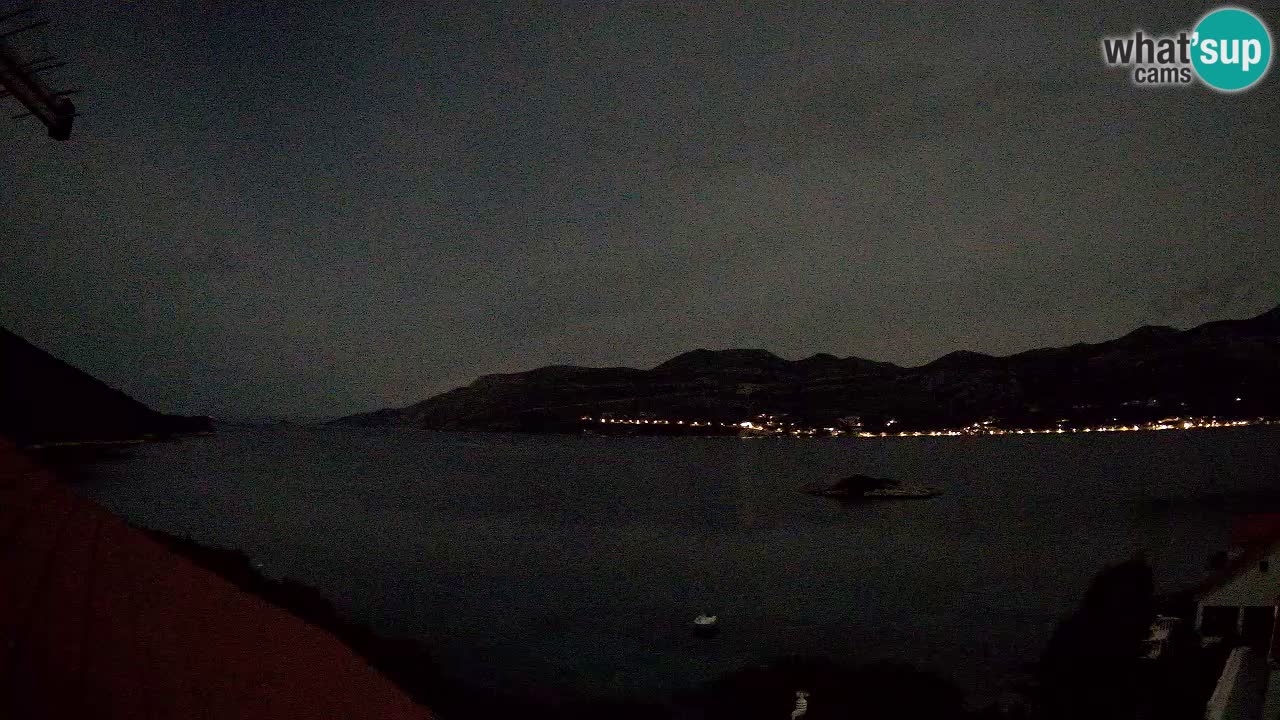Live Korčula webcam – Tri Žala