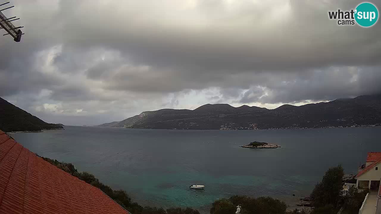 Live Korčula webcam – Tri Žala