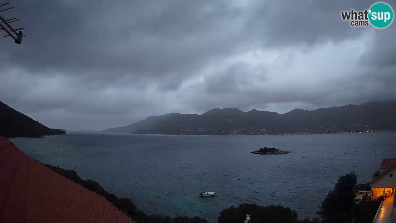 Korčula webcam en direct – Tri Žala Pelješac