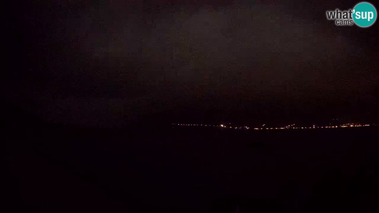 Korčula live webcam – Tri Žala panorama verso Pelješac