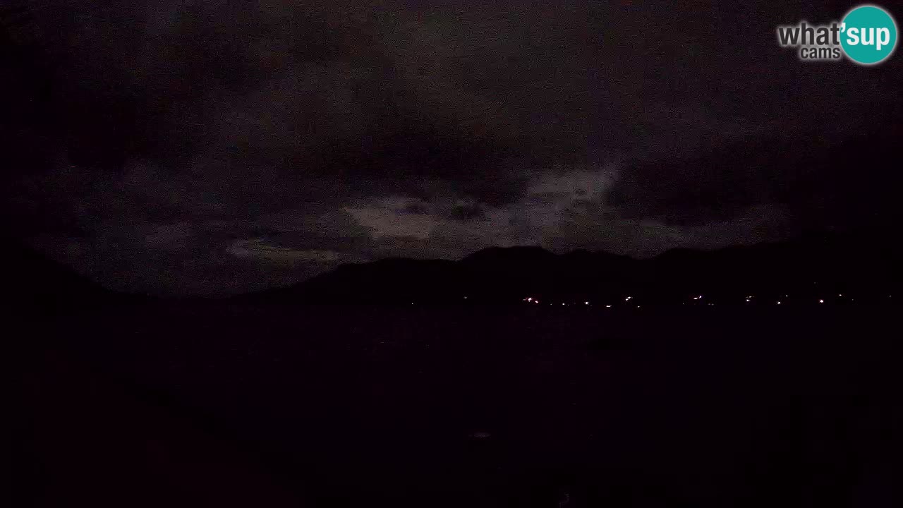 Korčula live webcam – Tri Žala panorama verso Pelješac
