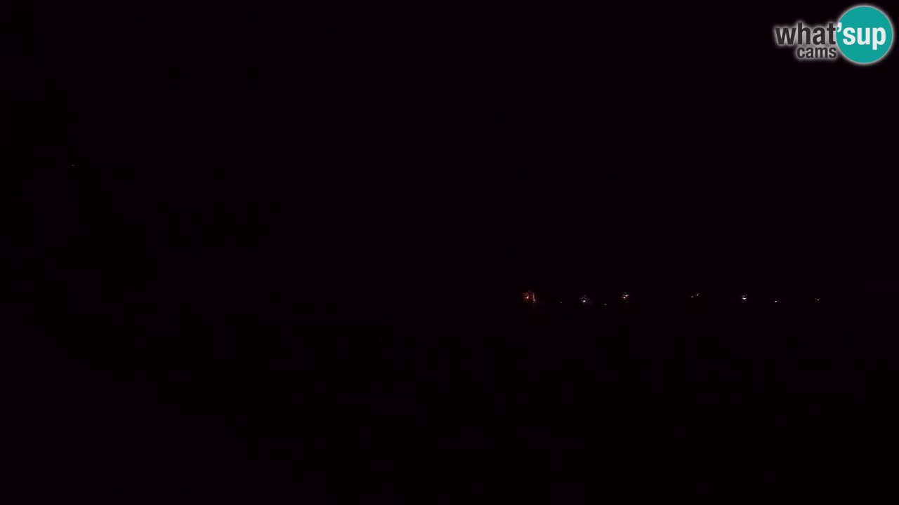 Korčula live webcam – Tri Žala panorama verso Pelješac