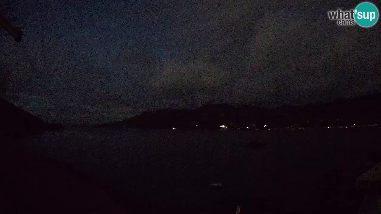 Korčula live webcam – Tri Žala panorama verso Pelješac