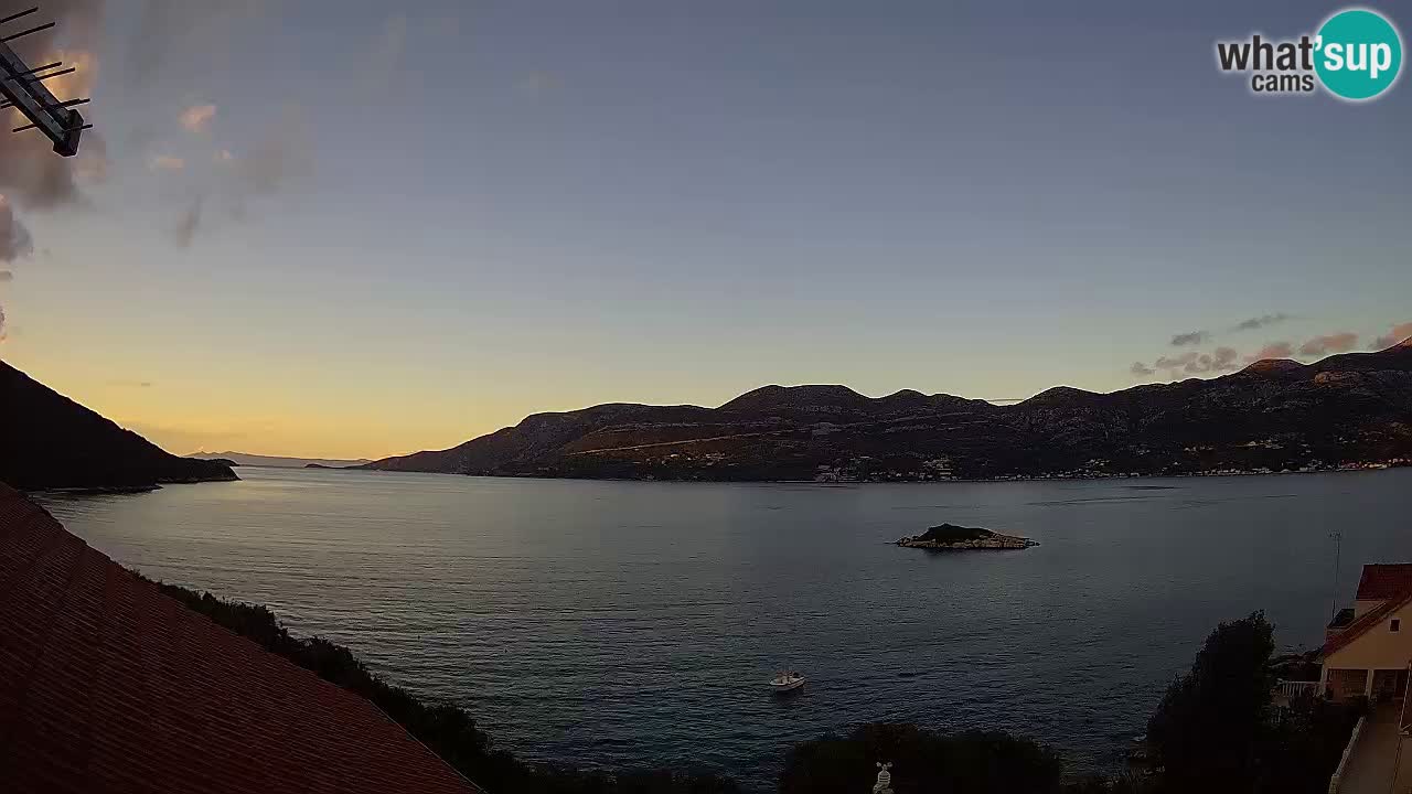 Live-Webcam Korčula Tri Žala – Pelješac