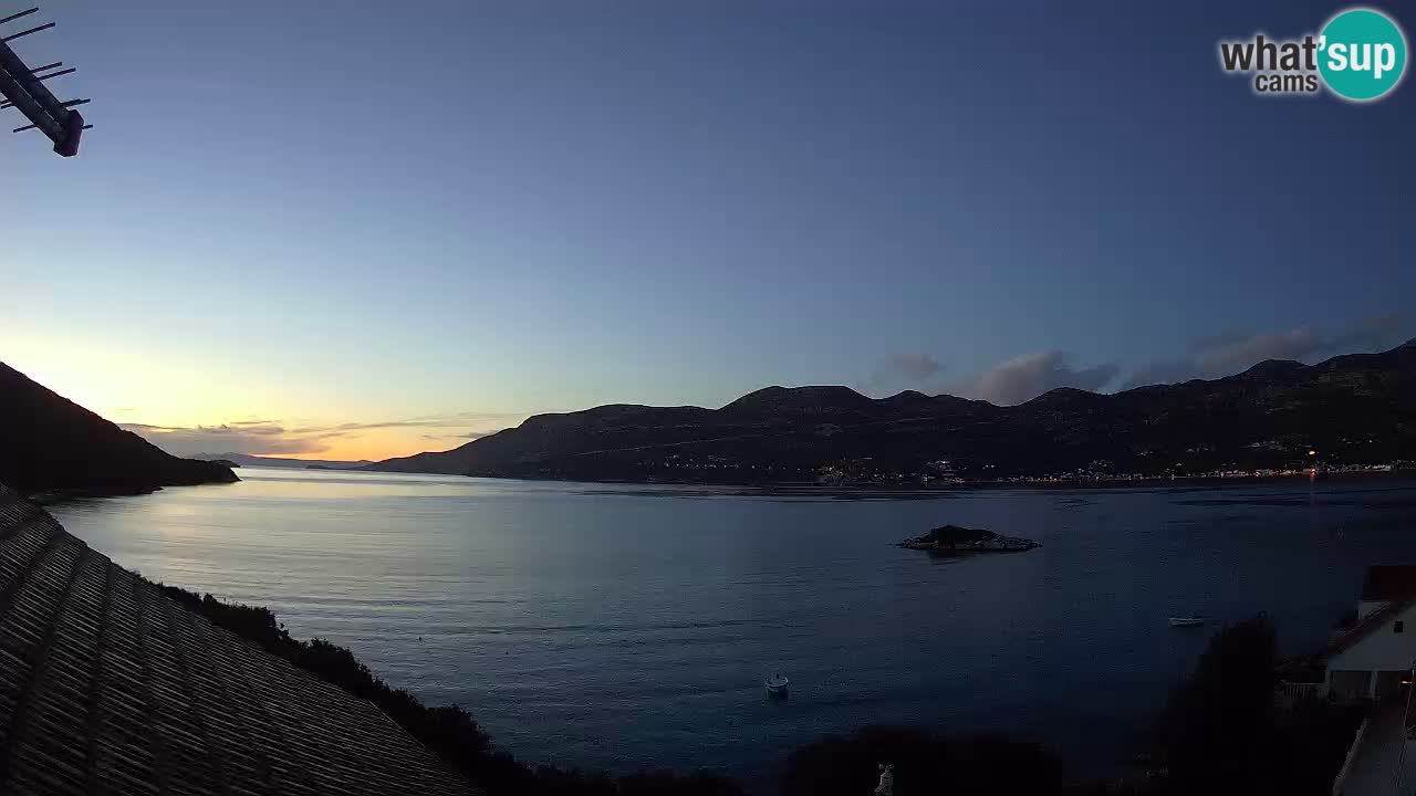 Korčula webcam en direct – Tri Žala Pelješac
