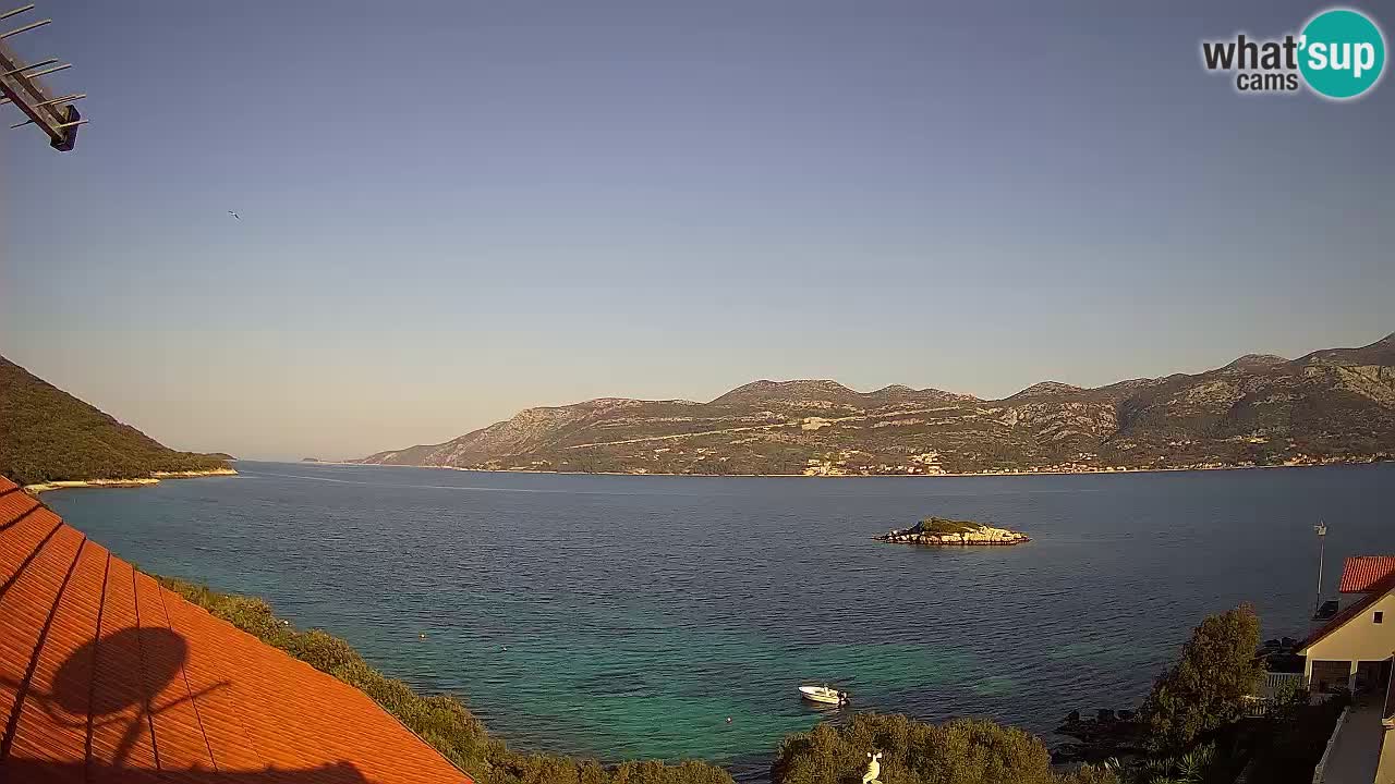 Live Korčula webcam – Tri Žala