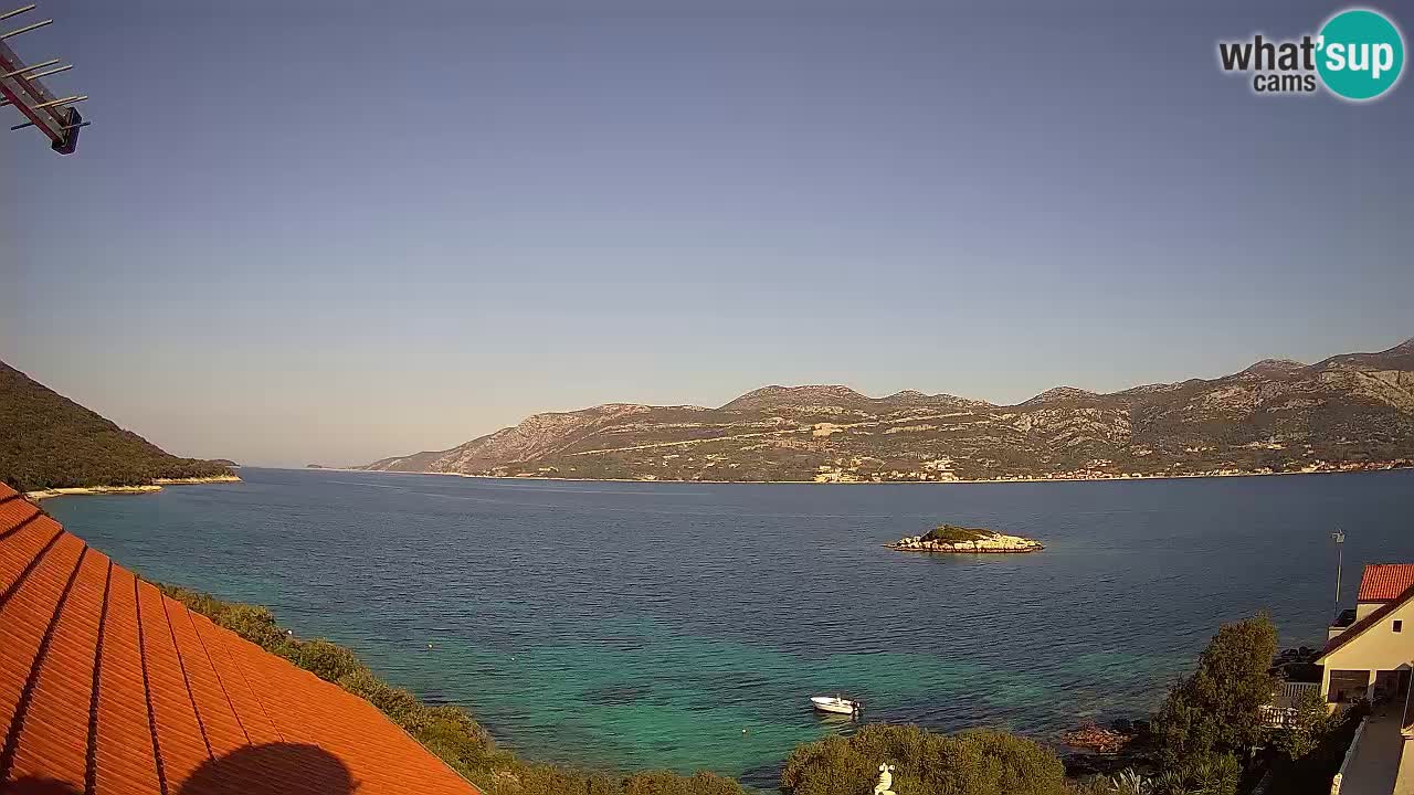 Korčula webcam en direct – Tri Žala Pelješac