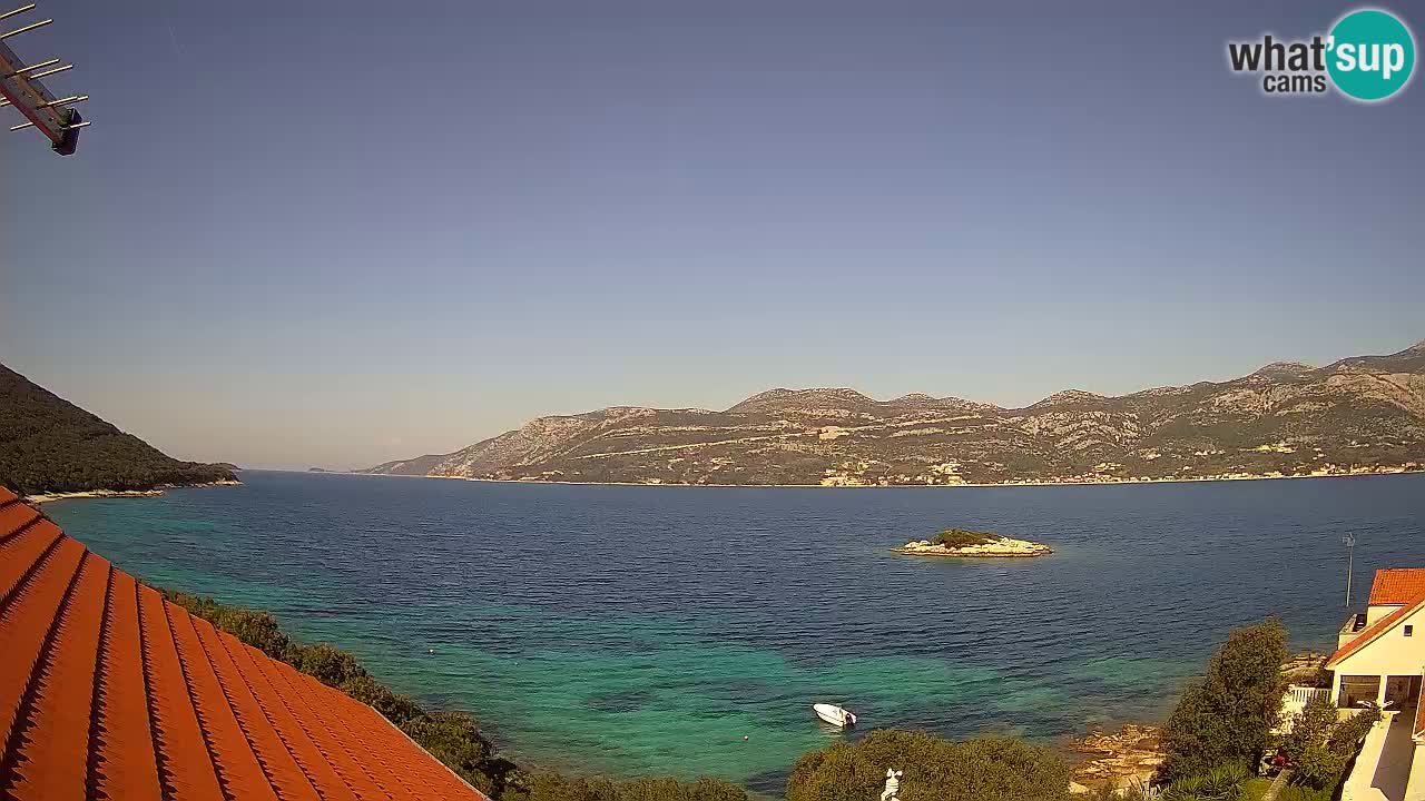 Live Korčula webcam – Tri Žala
