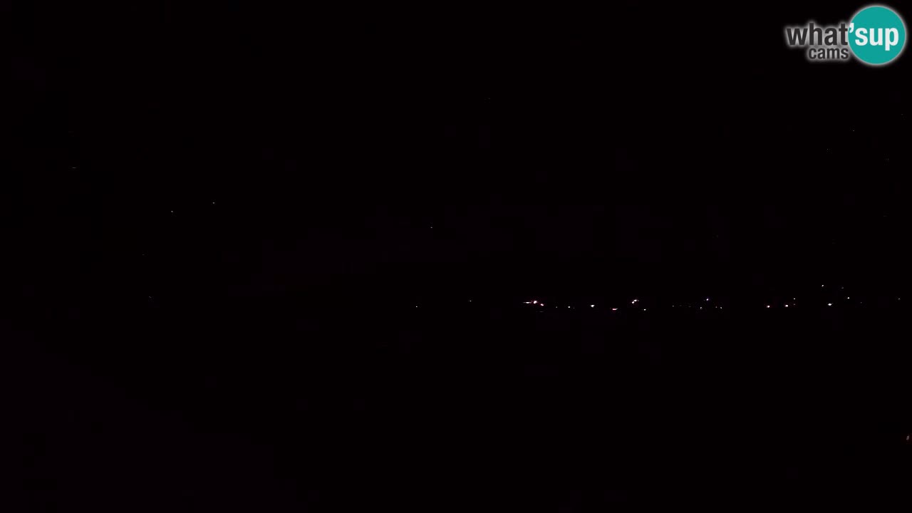 Korčula live webcam – Tri Žala panorama verso Pelješac