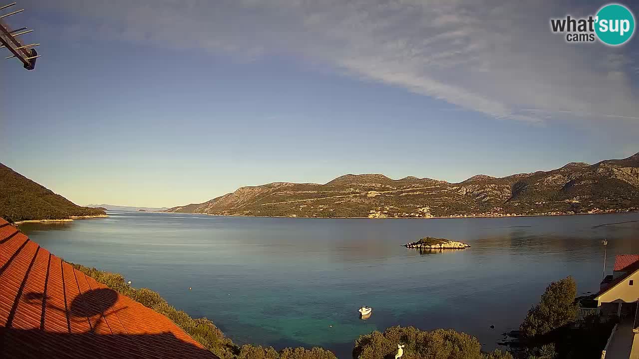 Live-Webcam Korčula Tri Žala – Pelješac