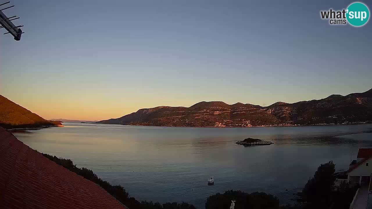 Live-Webcam Korčula Tri Žala – Pelješac