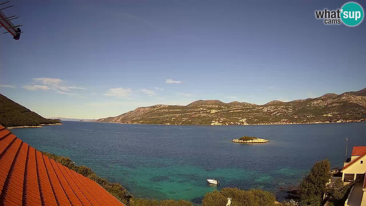 Live Korčula webcam – Tri Žala