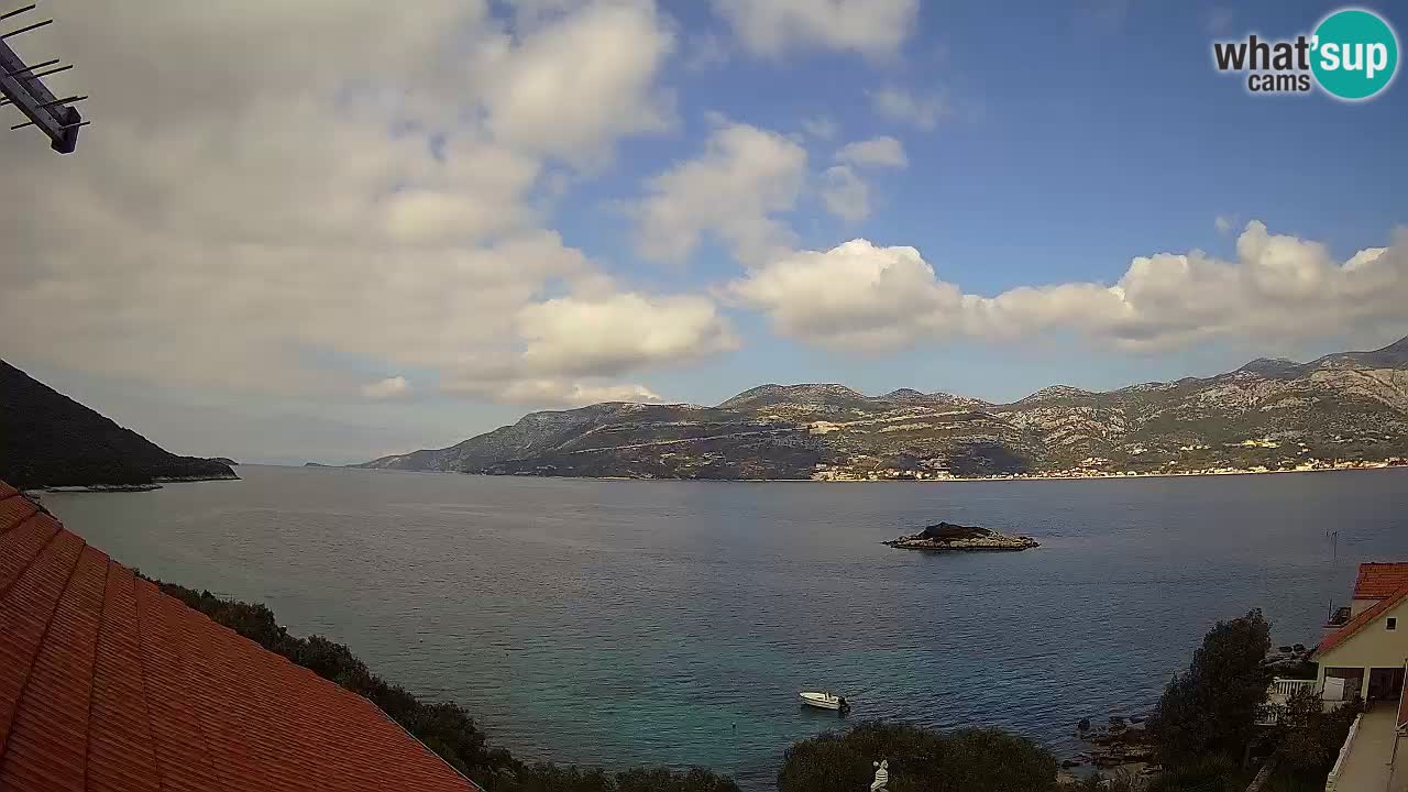 Korčula webcam en direct – Tri Žala Pelješac
