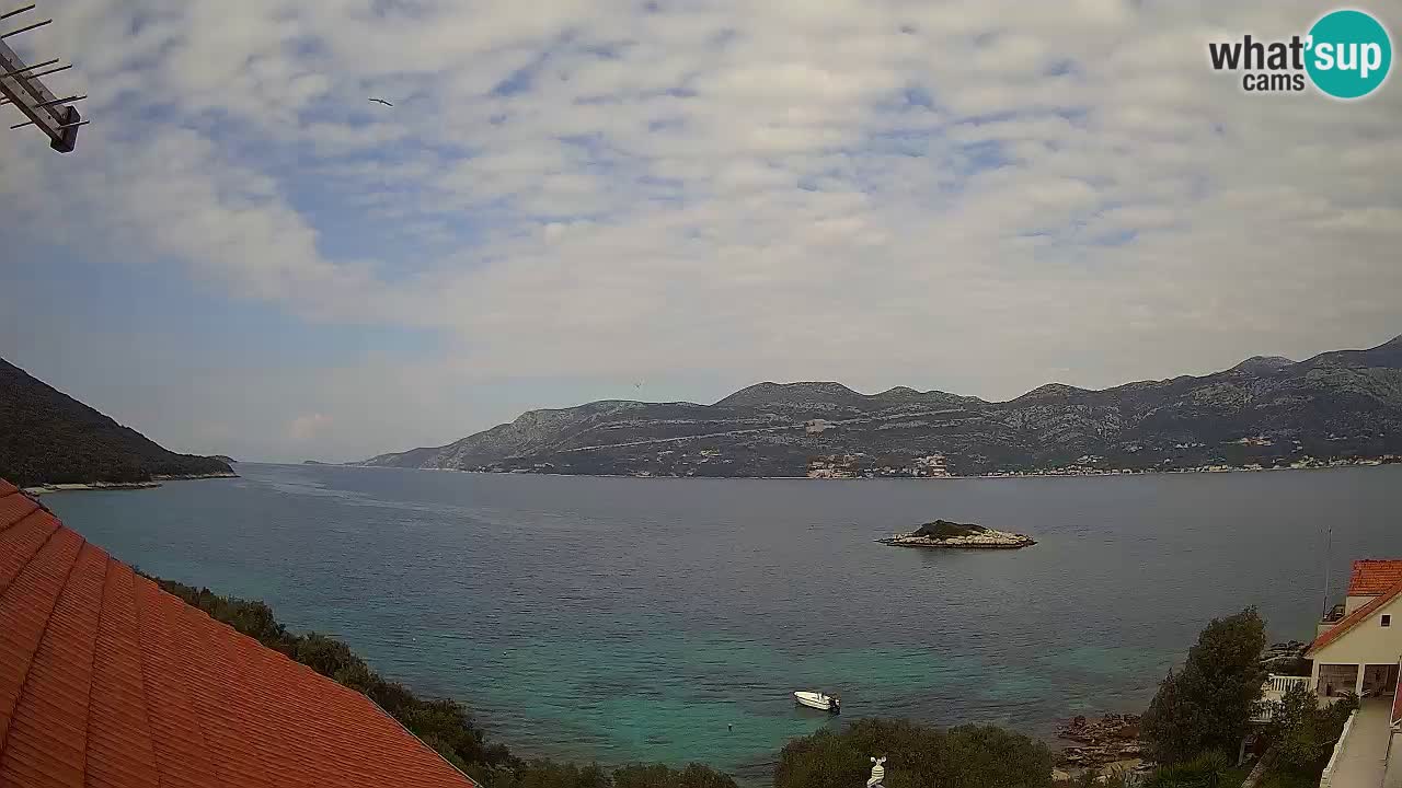 Live-Webcam Korčula Tri Žala – Pelješac