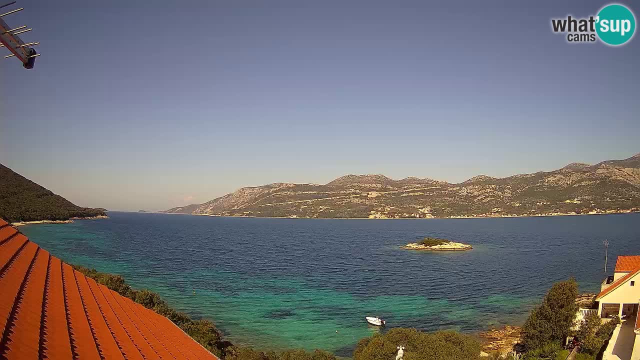 Korčula webcam en direct – Tri Žala Pelješac