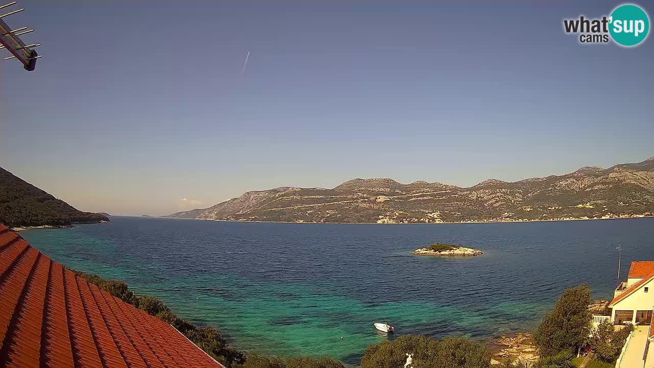 Korčula webcam en direct – Tri Žala Pelješac