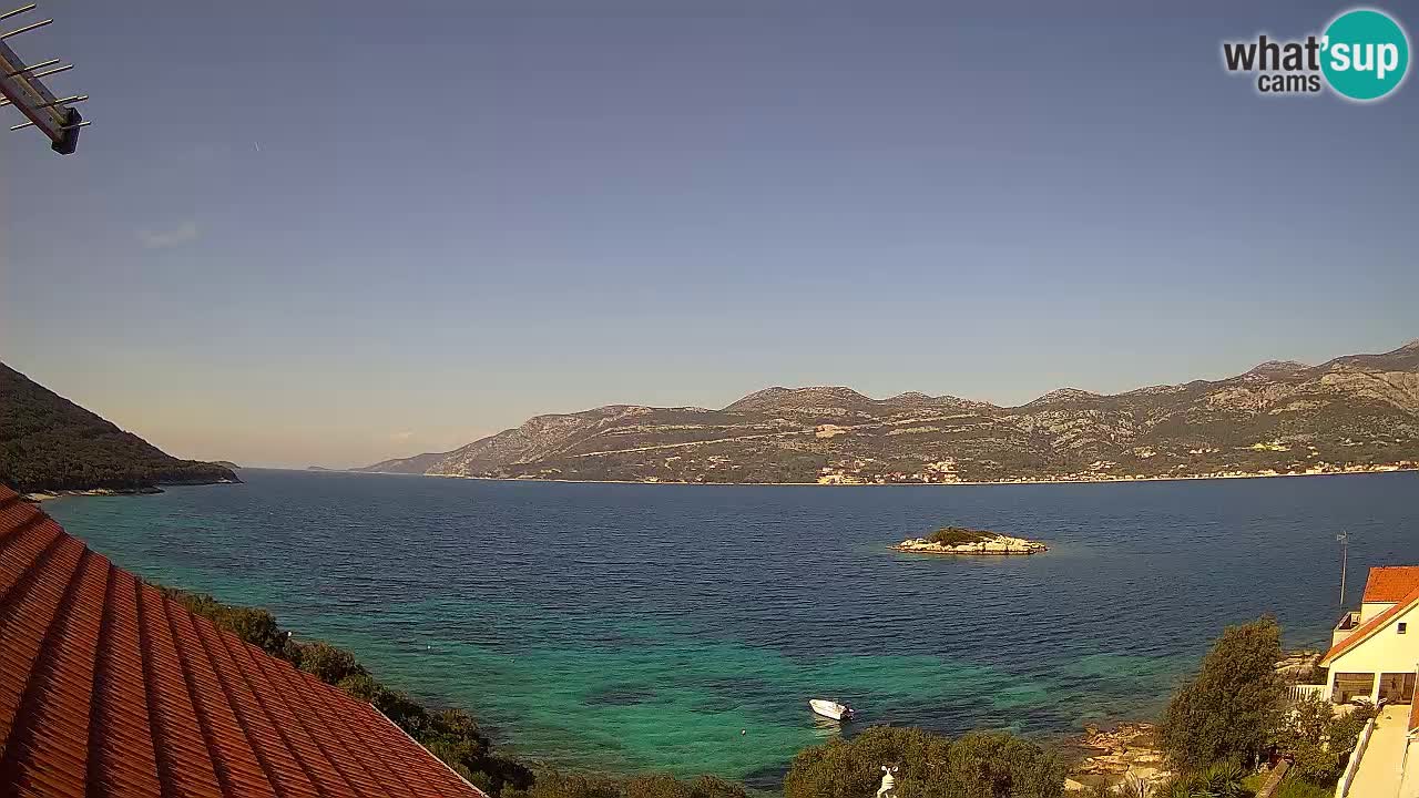 Live Korčula webcam – Tri Žala