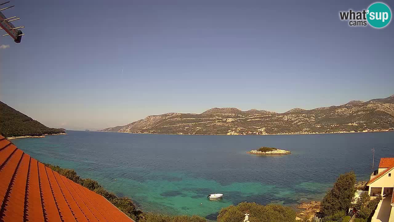 Live-Webcam Korčula Tri Žala – Pelješac