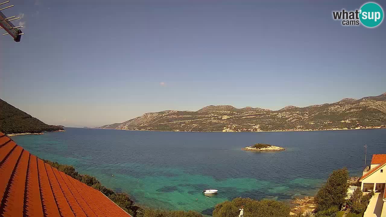 Live-Webcam Korčula Tri Žala – Pelješac