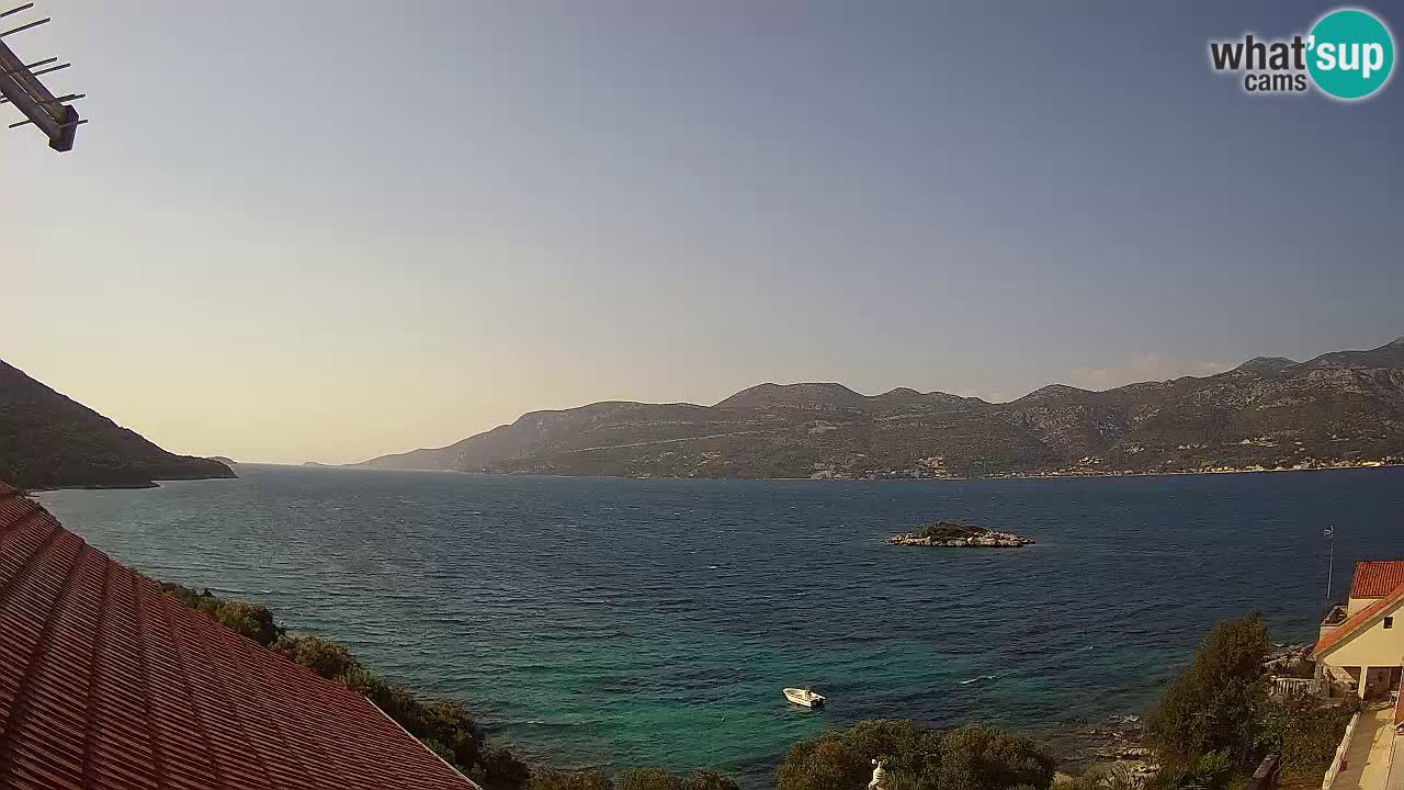 Korčula webcam en direct – Tri Žala Pelješac