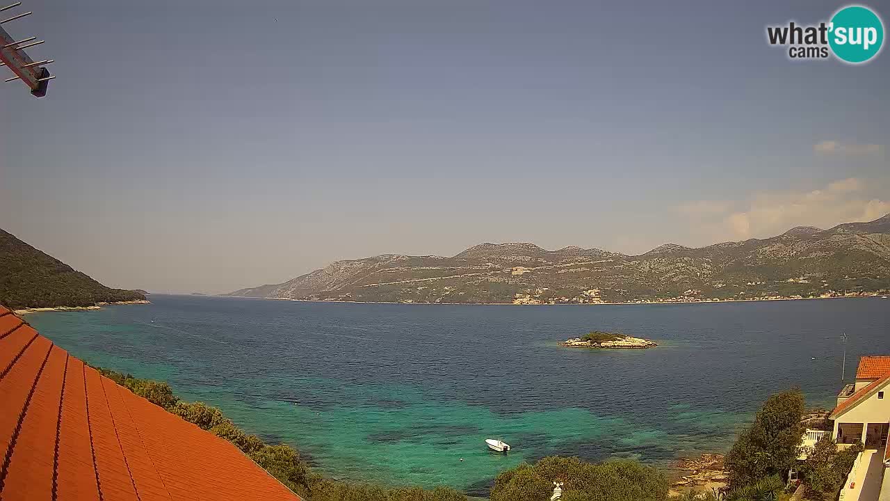 Live-Webcam Korčula Tri Žala – Pelješac