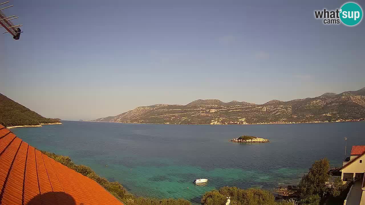 Live-Webcam Korčula Tri Žala – Pelješac