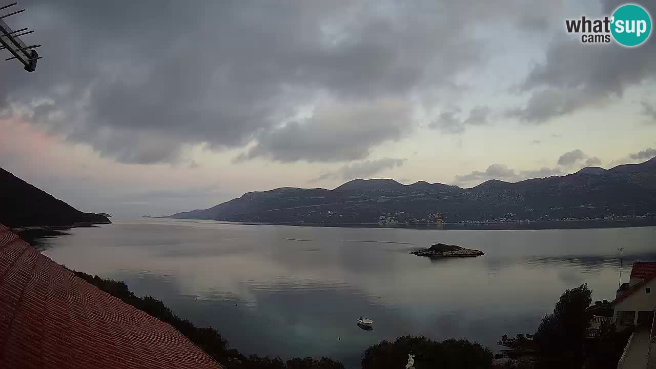 Live Korčula webcam – Tri Žala