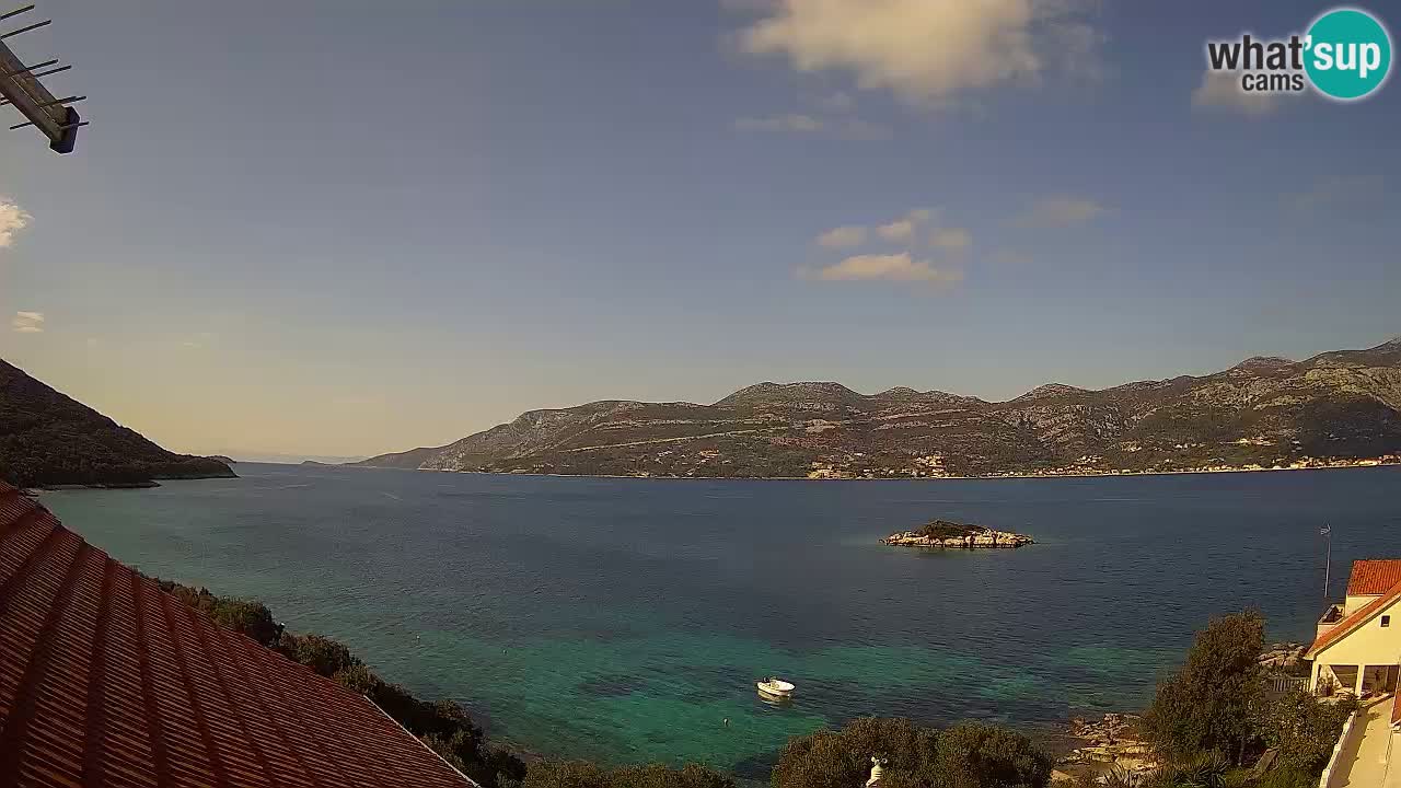 Live-Webcam Korčula Tri Žala – Pelješac