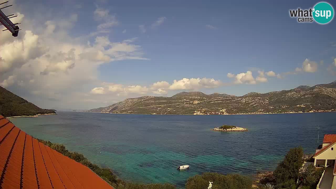 Live Korčula webcam – Tri Žala