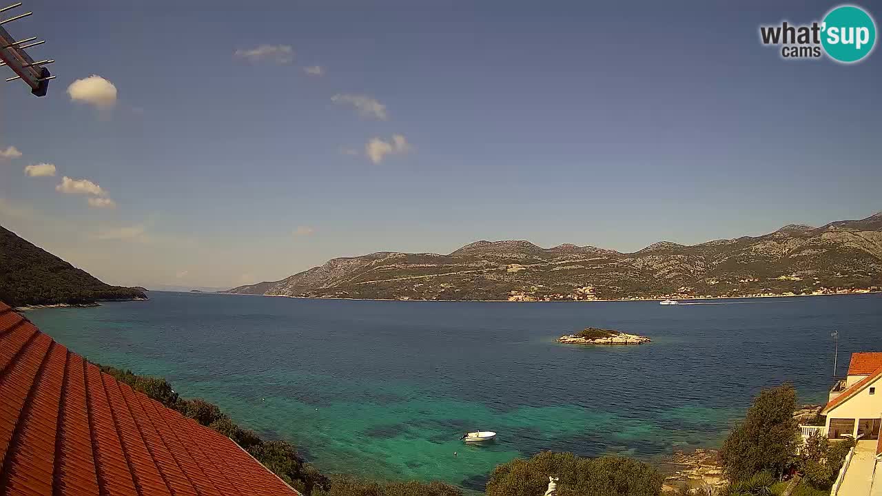 Live Korčula webcam – Tri Žala