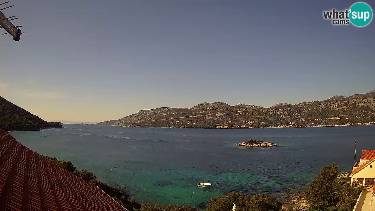 Live Korčula webcam – Tri Žala