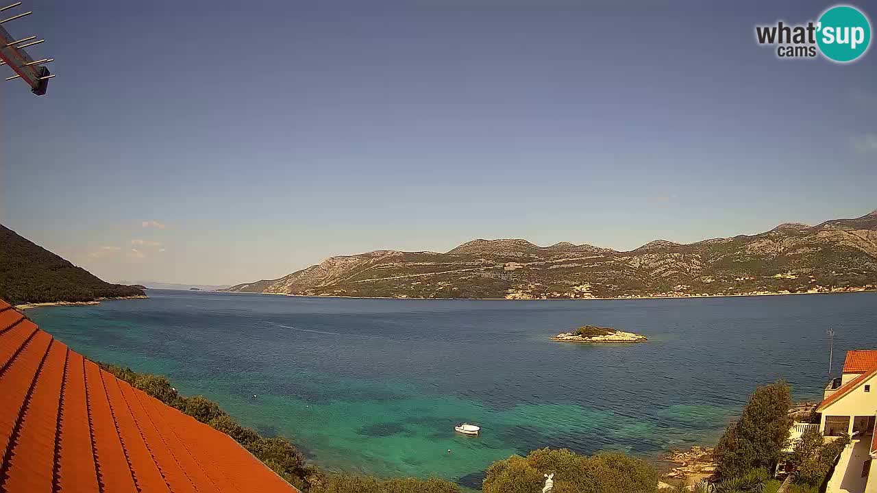Live Korčula webcam – Tri Žala