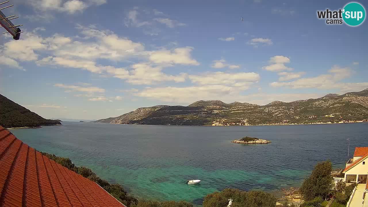 Live-Webcam Korčula Tri Žala – Pelješac