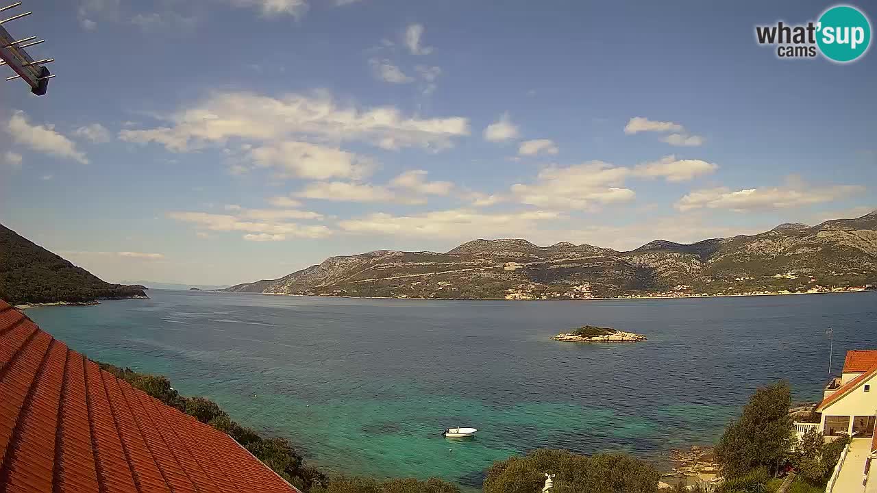 Live-Webcam Korčula Tri Žala – Pelješac