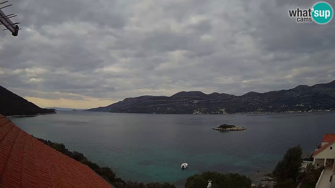 Live-Webcam Korčula Tri Žala – Pelješac
