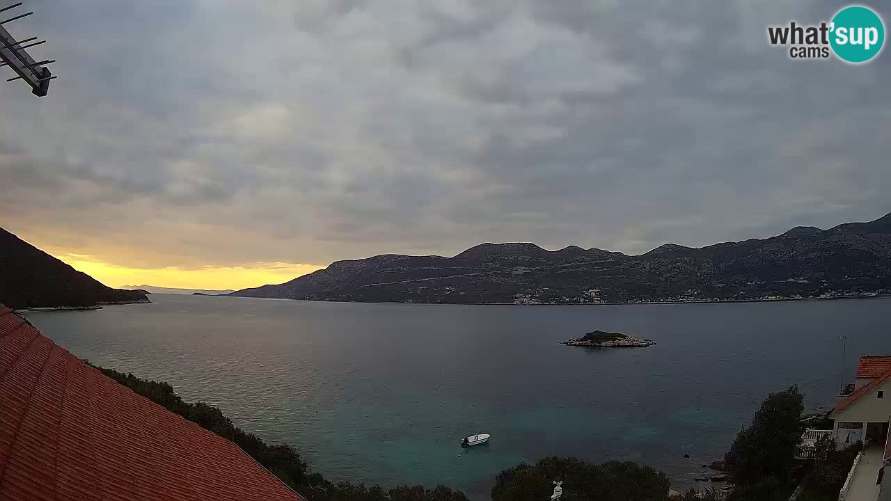 Live-Webcam Korčula Tri Žala – Pelješac