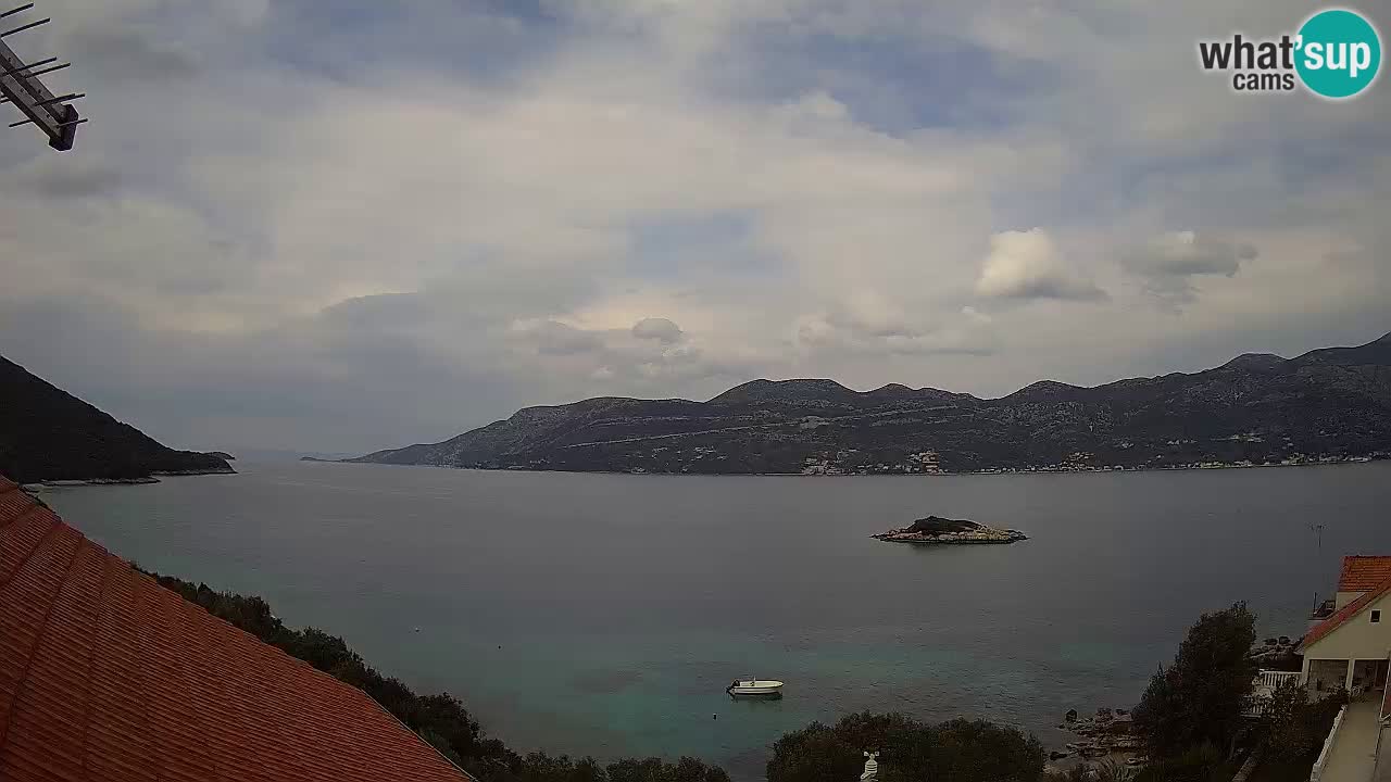Korčula webcam en direct – Tri Žala Pelješac
