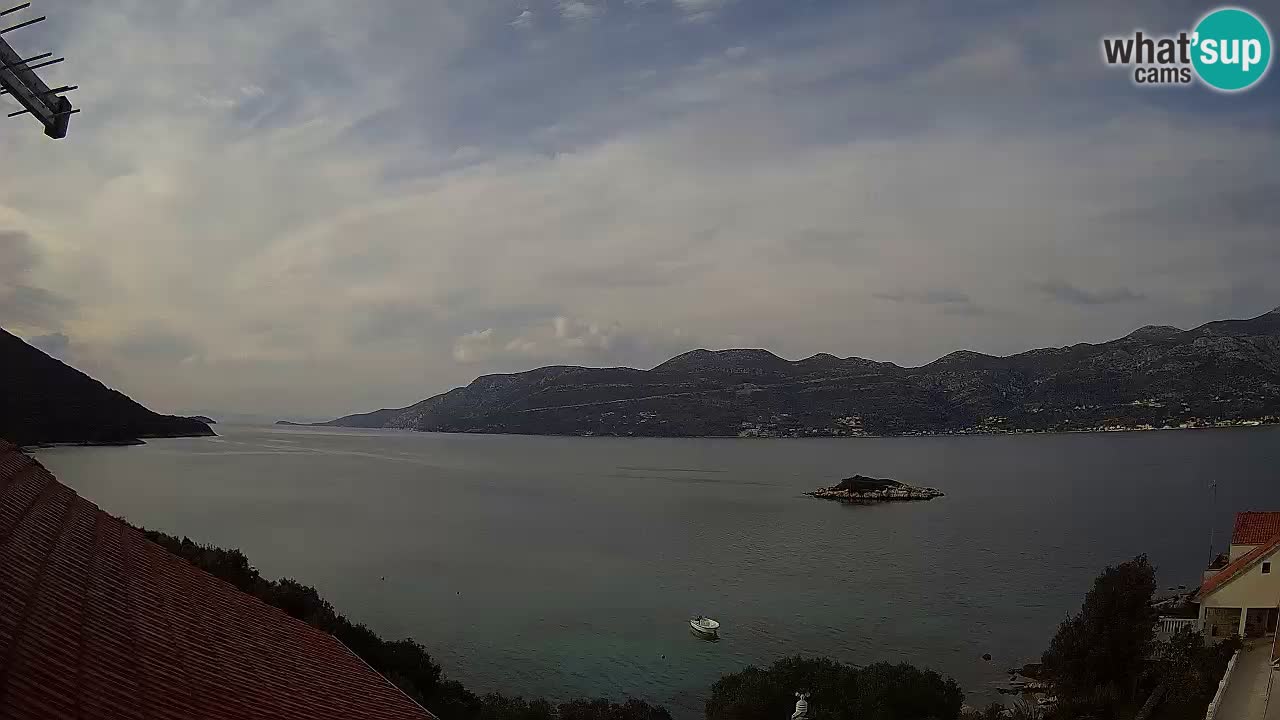 Korčula webcam en direct – Tri Žala Pelješac