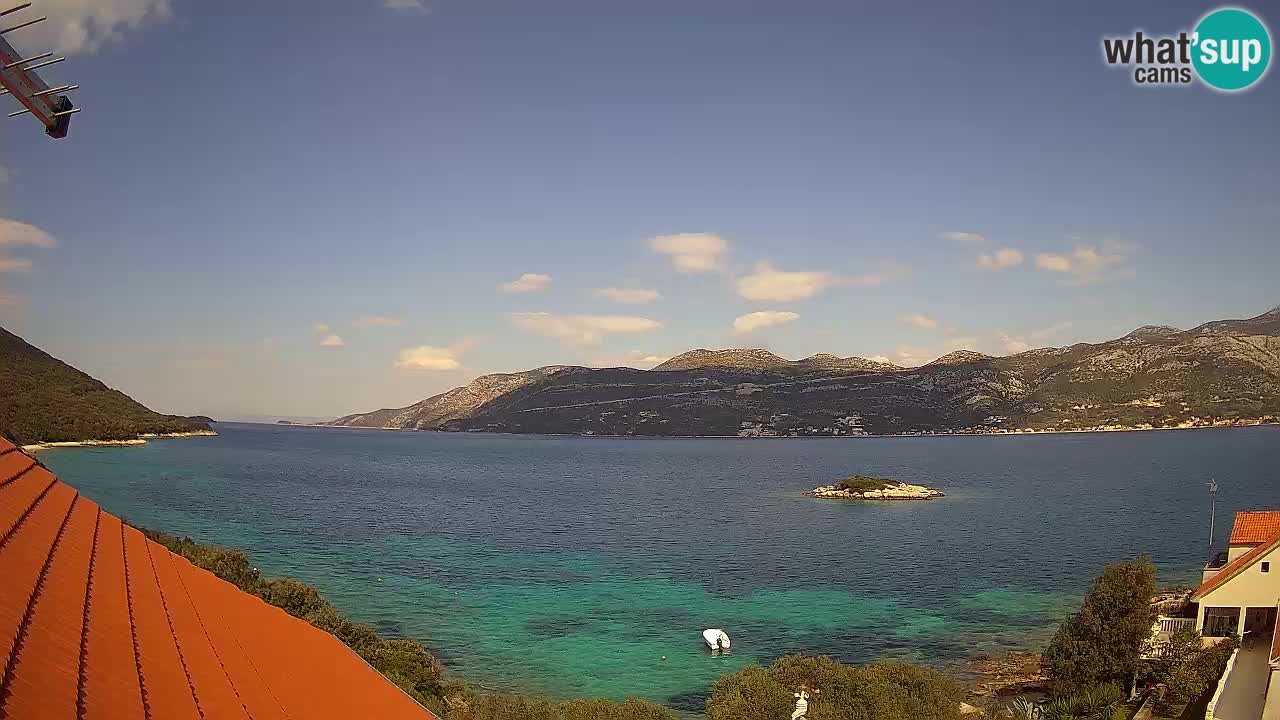 Live-Webcam Korčula Tri Žala – Pelješac